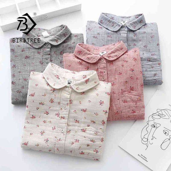 autumn new women cotton turn down collar white shirt long sleeve pockets floral blouse button up loose spring casual t09405 210430
autumn new women cotton turn down collar white shirt long sleeve pockets floral blouse button up loose spring casual t09405 210430