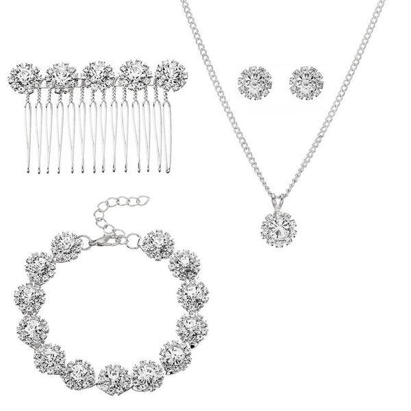 european and american style wedding 5 sets of creative bridal jewelry link, chain, Black
european and american style wedding 5 sets of creative bridal jewelry link, chain, Black