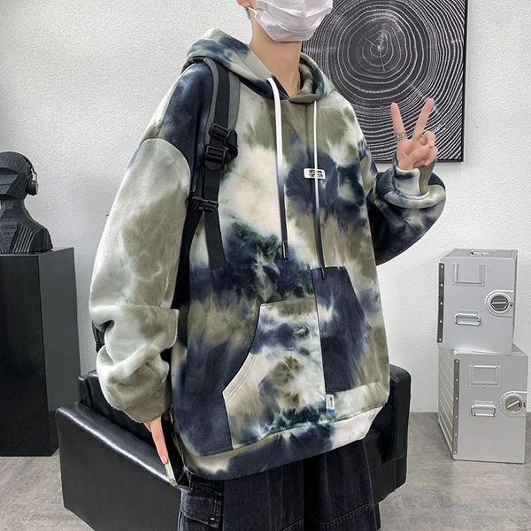 men's hoodies & sweatshirts tie dyed gradient color men hoodie oversize harajuku fashion male hooded sweatshirt autumn streetwear cloth, Black
men's hoodies & sweatshirts tie dyed gradient color men hoodie oversize harajuku fashion male hooded sweatshirt autumn streetwear cloth, Black