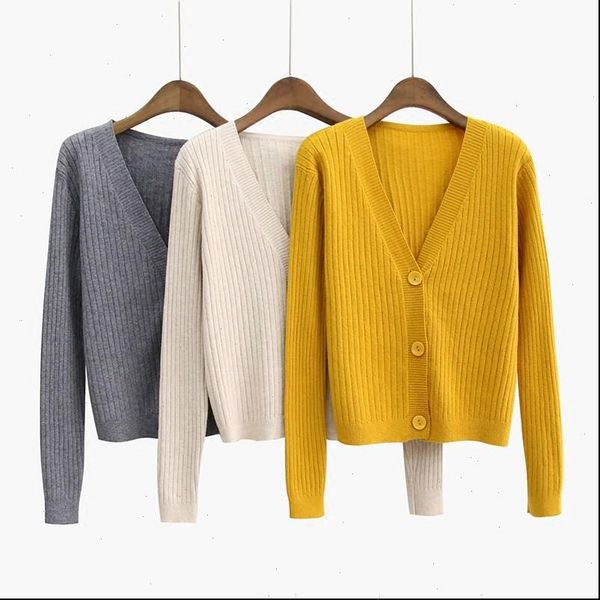women sweater cardigans sweaters jackets female v neck long sleeve knitting short coat knitted outerwear, White;black 
women sweater cardigans sweaters jackets female v neck long sleeve knitting short coat knitted outerwear, White;black