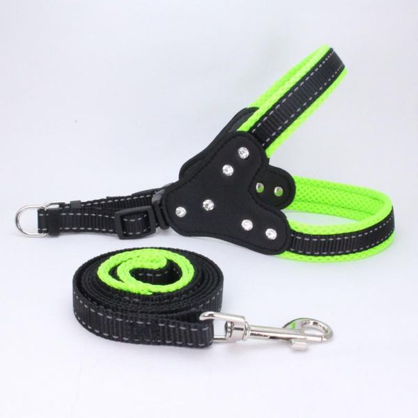 dog collars & leashes reflective soft mesh padded harness leash nylon foam safety pet set for small medium s/m/l
dog collars & leashes reflective soft mesh padded harness leash nylon foam safety pet set for small medium s/m/l