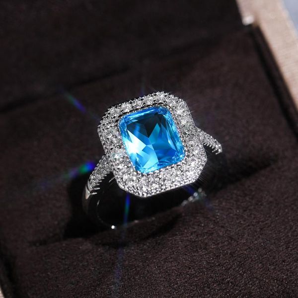 wedding rings huitan gorgeous sky blue square cz for women shiny bridal party accessories elegant lady ring jewelry, Slivery;golden
wedding rings huitan gorgeous sky blue square cz for women shiny bridal party accessories elegant lady ring jewelry, Slivery;golden
