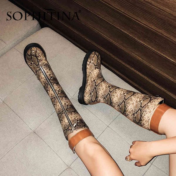 sophitina large size 34-43 boots women's fashion design comfortable round toe snake pattern shoes handmade boots po348 210513, Black
sophitina large size 34-43 boots women's fashion design comfortable round toe snake pattern shoes handmade boots po348 210513, Black