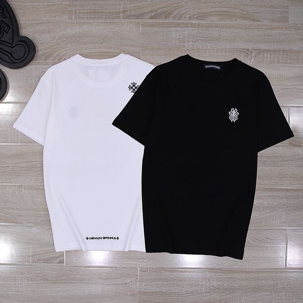 21ss summer new embroidery sword cross short sleeve loose casual t-shirt for men and women, White
21ss summer new embroidery sword cross short sleeve loose casual t-shirt for men and women, White