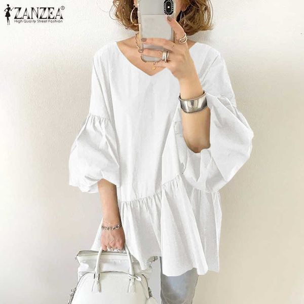 women's blouses & shirts blouses fashion puff sleeve hollow casual v neck ruffle blusas female solid tunic plus size chemis ci71, White
women's blouses & shirts blouses fashion puff sleeve hollow casual v neck ruffle blusas female solid tunic plus size chemis ci71, White