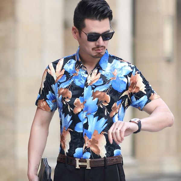 man floral shirts 2021 summer thin fashion silk velvet men flowers dress shirt soft comfortable very good quality men's casual, White;black
man floral shirts 2021 summer thin fashion silk velvet men flowers dress shirt soft comfortable very good quality men's casual, White;black