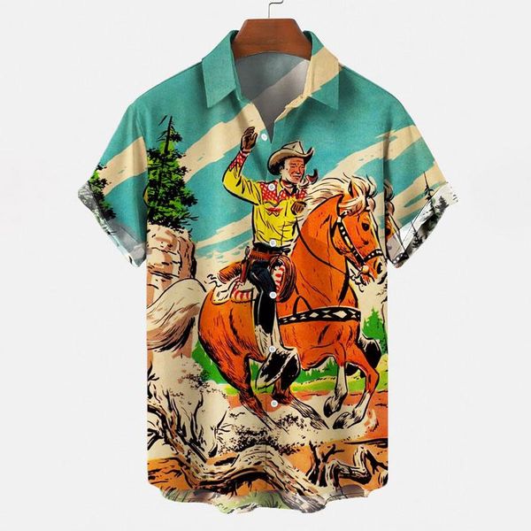 men's casual shirts retro cowboy pocket equestrian loose comfortable shirt turn down collar summer, White;black
men's casual shirts retro cowboy pocket equestrian loose comfortable shirt turn down collar summer, White;black