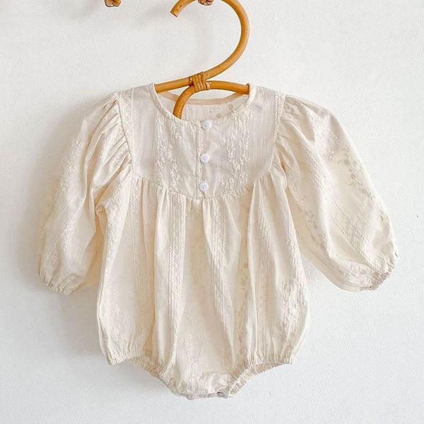 rompers korean style baby girl bodysuits cotton long sleeve flower embroidery born jumpsuit spring autumn girls clothes, Blue
rompers korean style baby girl bodysuits cotton long sleeve flower embroidery born jumpsuit spring autumn girls clothes, Blue