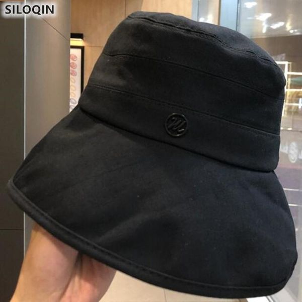 wide brim hats siloqin trend summer fashion cotton letter bucket hat for women's leisure sports beach sunhat panama ladies cap gorras, Blue;gray
wide brim hats siloqin trend summer fashion cotton letter bucket hat for women's leisure sports beach sunhat panama ladies cap gorras, Blue;gray