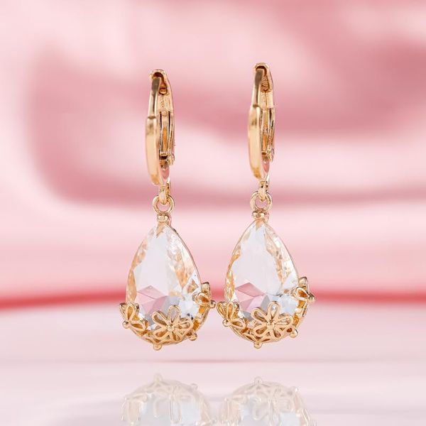 dangle & chandelier elegant simple gold petal shiny zircon moonstone water drop earrings for women fashion party jewelry gift, Silver
dangle & chandelier elegant simple gold petal shiny zircon moonstone water drop earrings for women fashion party jewelry gift, Silver