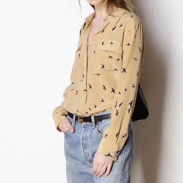 women's suits & blazers suit birds print blouse ladies long sleeve office wear shirt female turn down collar shirts with double po 4jw, White;black
women's suits & blazers suit birds print blouse ladies long sleeve office wear shirt female turn down collar shirts with double po 4jw, White;black
