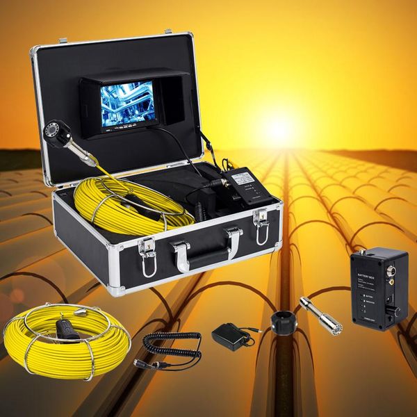 cameras 20m fiberglass cable sewer waterproof camera 7" lcd drain pipe pipeline inspection system with 12pcs white led lights
cameras 20m fiberglass cable sewer waterproof camera 7" lcd drain pipe pipeline inspection system with 12pcs white led lights