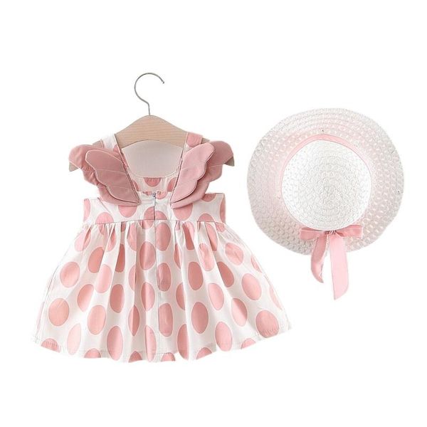 girl's dresses children's dress with cap bowknot 2021 summer knee-length kids wings for girls cute little costume v-neck red dot, Red;yellow
girl's dresses children's dress with cap bowknot 2021 summer knee-length kids wings for girls cute little costume v-neck red dot, Red;yellow