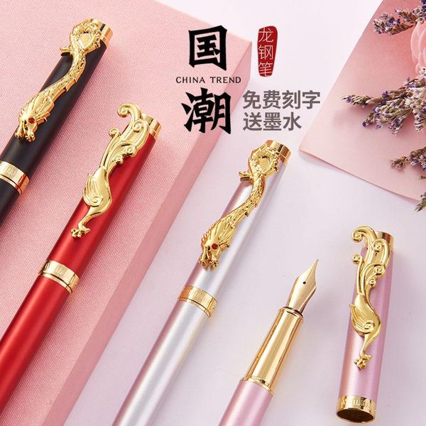 refills pen chinese style retro creative calligraphy practice dark tip 0.38 gift box ink bag special for students, Black;red
refills pen chinese style retro creative calligraphy practice dark tip 0.38 gift box ink bag special for students, Black;red