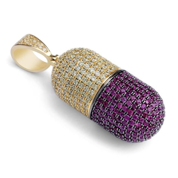 iced out bing pendant necklace hip hop purple zirconia gold color jewelry for men charm gifts necklaces, Silver
iced out bing pendant necklace hip hop purple zirconia gold color jewelry for men charm gifts necklaces, Silver
