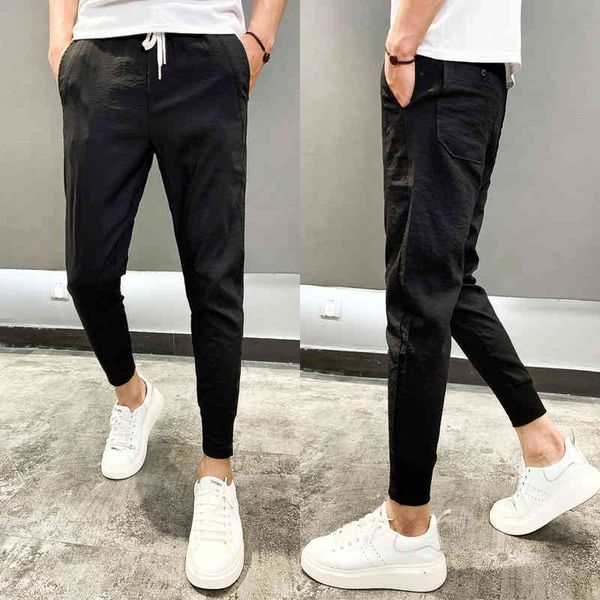 men's pants korean slim fit black men fashion summer harem hip hop all match solid streetwear trousers clothing 36 ka9q
men's pants korean slim fit black men fashion summer harem hip hop all match solid streetwear trousers clothing 36 ka9q