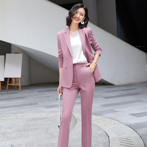 pant 2021 autumn arrival casual ladies'suit dark blue 2 piece loose double breasted blazer and pants, White
pant 2021 autumn arrival casual ladies'suit dark blue 2 piece loose double breasted blazer and pants, White