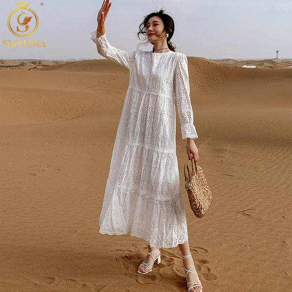 autumn women elegant hollow out embroidery casual loose white long dress female full sleeve lace holiday vestidos 210520, Black;gray
autumn women elegant hollow out embroidery casual loose white long dress female full sleeve lace holiday vestidos 210520, Black;gray