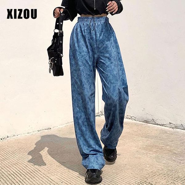 casual tie dye sports wide leg pants 2021 solid color high waist loose elastic band straight pant street women trouser women's & capris, Black;white
casual tie dye sports wide leg pants 2021 solid color high waist loose elastic band straight pant street women trouser women's & capris, Black;white