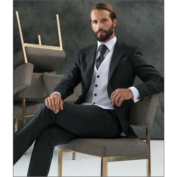 men's suits & blazers classic direct selling flat one button groom for wedding the man business party tuxedos 3 pieces costume homme, White;black
men's suits & blazers classic direct selling flat one button groom for wedding the man business party tuxedos 3 pieces costume homme, White;black