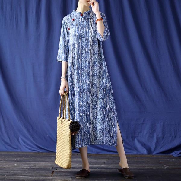 johnature chinese style dresses for women stand half sleeve 2021 autumn print floral female cheongsam a-line button casual, Black;gray
johnature chinese style dresses for women stand half sleeve 2021 autumn print floral female cheongsam a-line button casual, Black;gray