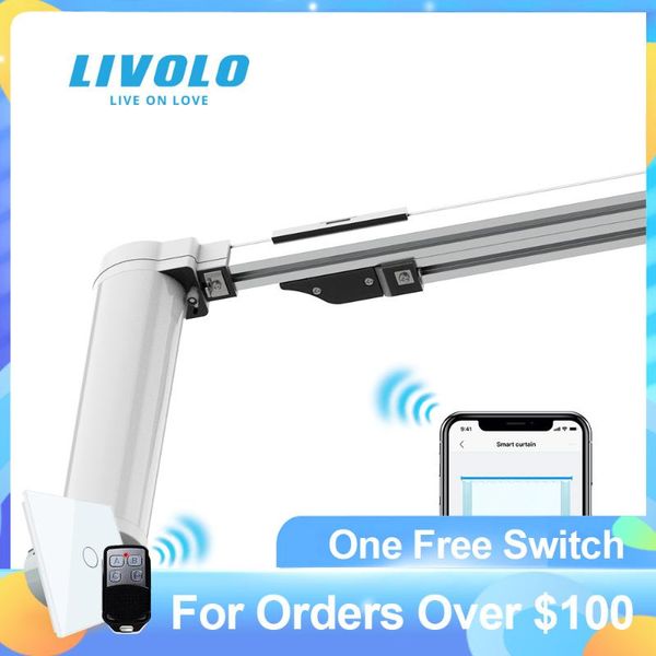 smart home control livolo wifi curtain motor,google alexa wireless control,straight 4m track splicing,livolo app operation
smart home control livolo wifi curtain motor,google alexa wireless control,straight 4m track splicing,livolo app operation
