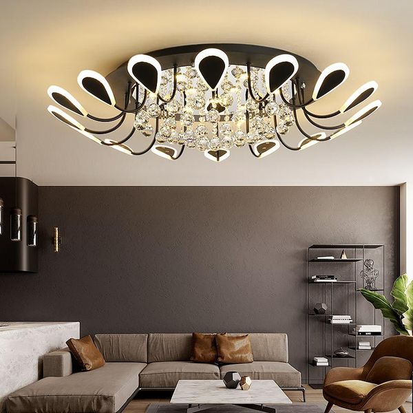 chandeliers luxury crystal chandelier black/white decorative lustre led for living room bedroom studyroom modern light fixtures
chandeliers luxury crystal chandelier black/white decorative lustre led for living room bedroom studyroom modern light fixtures