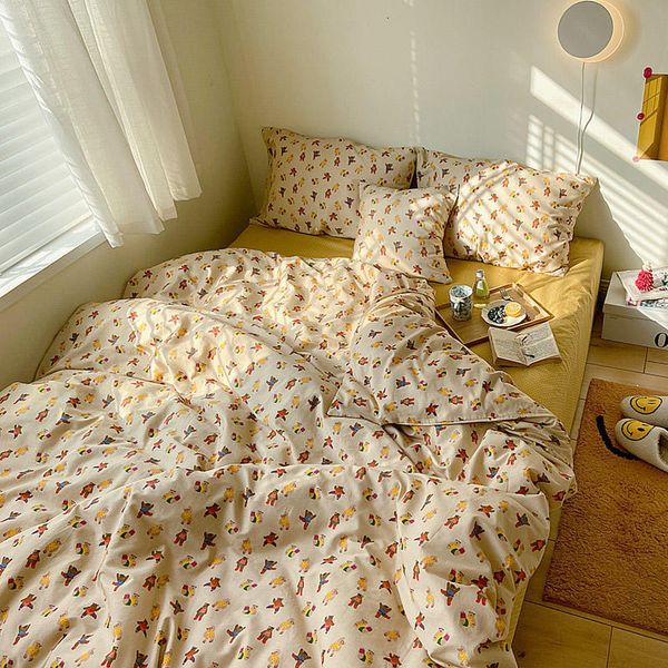nordic small fresh cotton four piece set 1.5m 1.8 fitted student sheet quilt cover bedding
nordic small fresh cotton four piece set 1.5m 1.8 fitted student sheet quilt cover bedding