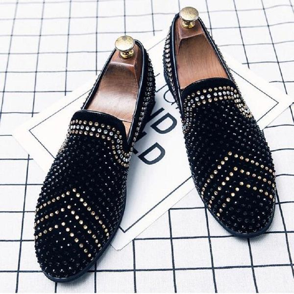 designer pointed toe rhinestone flat shoes for men male wedding dress prom homecoming zapatos hombre vestir, Black
designer pointed toe rhinestone flat shoes for men male wedding dress prom homecoming zapatos hombre vestir, Black