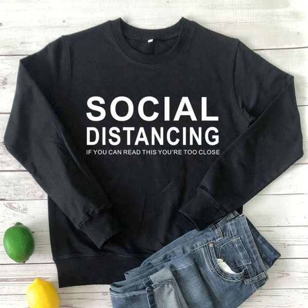 women's hoodies & sweatshirts social distancing if you can read this you're too close sweatshirt letter women funny shirts hoodie, Black
women's hoodies & sweatshirts social distancing if you can read this you're too close sweatshirt letter women funny shirts hoodie, Black