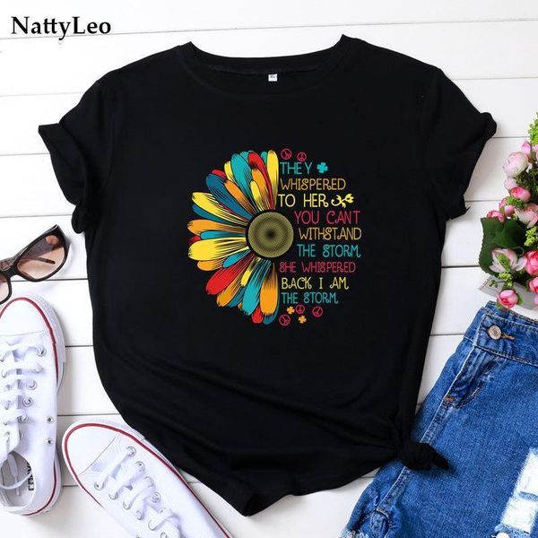 s 5xl plus size 100%cotton womens letters sunflower printed o neck short sleeve summer t shirt black top, White
s 5xl plus size 100%cotton womens letters sunflower printed o neck short sleeve summer t shirt black top, White