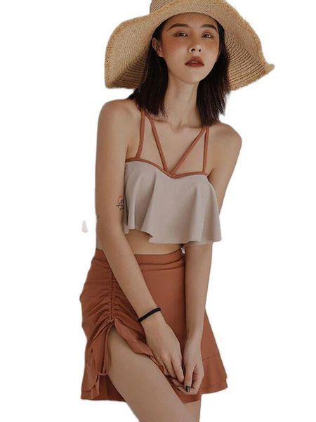 one-piece suits swimwear bathing suit women's split type skirt three-piece set small bust push up belly covering slimming springs swimm
one-piece suits swimwear bathing suit women's split type skirt three-piece set small bust push up belly covering slimming springs swimm