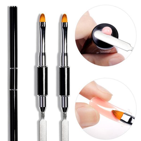 nail brushes 2pcs dual ended art brush uv gel extension builder flower drawing pen remover spatula stick manicure tools, Yellow
nail brushes 2pcs dual ended art brush uv gel extension builder flower drawing pen remover spatula stick manicure tools, Yellow