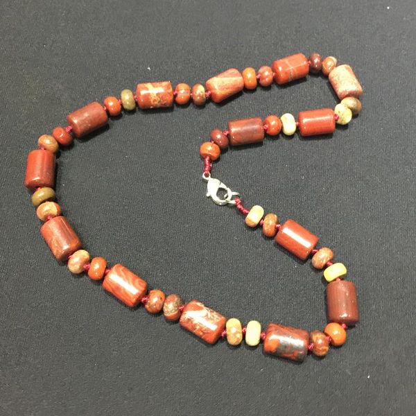women necklace 10 colors natural stone beads choker tube bead knotted party gift for her 18 inch silver color chokers, Golden;silver
women necklace 10 colors natural stone beads choker tube bead knotted party gift for her 18 inch silver color chokers, Golden;silver