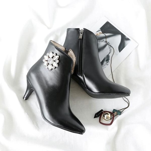 boots big size 9 10 11-17 women shoes ankle for ladies woman winter water drill flower side zipper, Black
boots big size 9 10 11-17 women shoes ankle for ladies woman winter water drill flower side zipper, Black