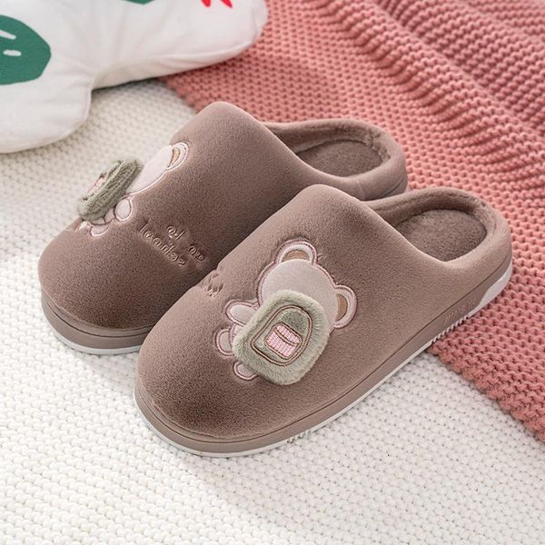 women winter cotton slippers cute cartoon style platform indoor non-slip plus velvet warm soft plush lovers floor shoes., Black
women winter cotton slippers cute cartoon style platform indoor non-slip plus velvet warm soft plush lovers floor shoes., Black