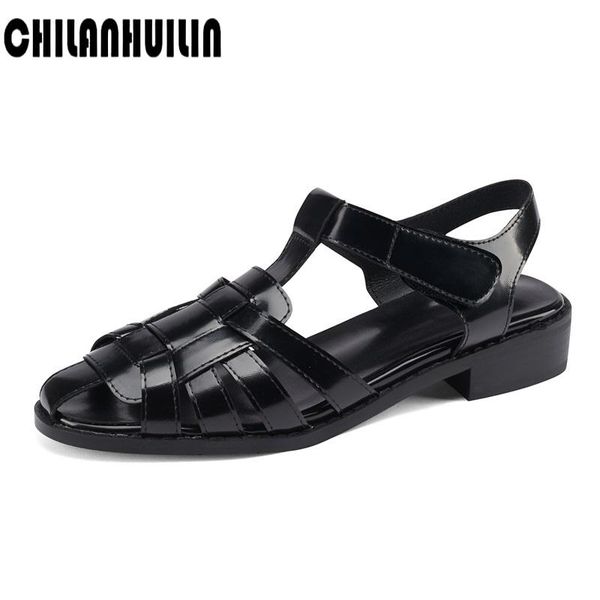 sandals luxury designer fashion cut out microfiber leather 2021 summer women beach shoes outdoor brand sandalias, Black
sandals luxury designer fashion cut out microfiber leather 2021 summer women beach shoes outdoor brand sandalias, Black