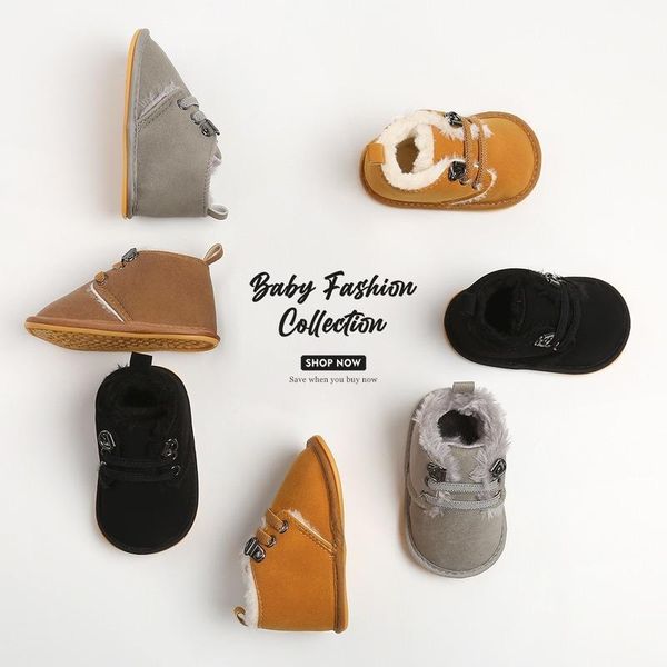 first walkers autumn winter soft leather baby plush shoes toddler rubber sole born boys girls anti-slip booties for kids
first walkers autumn winter soft leather baby plush shoes toddler rubber sole born boys girls anti-slip booties for kids