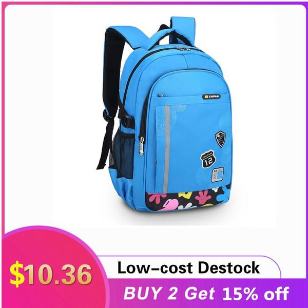 school bags waterproof nylon for girls boys orthopedic children backpack kids bag grade 1 - 6 mochila escolar
school bags waterproof nylon for girls boys orthopedic children backpack kids bag grade 1 - 6 mochila escolar
