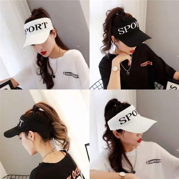 wide brim hats hat girl summer empty casual korean breathable sunscreen cap outdoor, Blue;gray