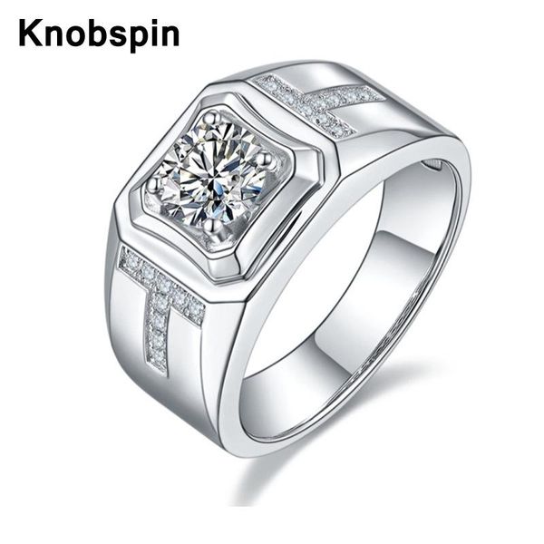 cluster rings knobspin classic 100% 925 sterling silver real 1 d color moissanite engagement for men party fine jewelry gift, Golden;silver
cluster rings knobspin classic 100% 925 sterling silver real 1 d color moissanite engagement for men party fine jewelry gift, Golden;silver