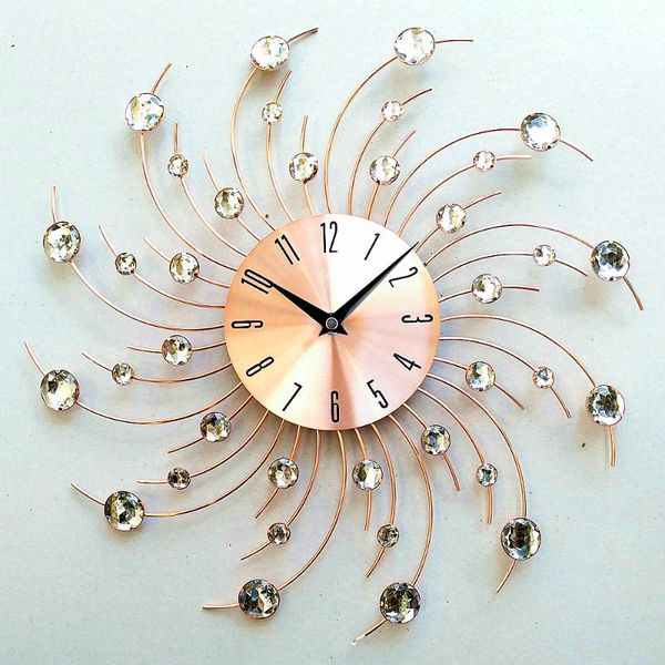 wall clocks big nordic modern metal large crystal diamond luminous home decoration clock antique art 3d vintage
wall clocks big nordic modern metal large crystal diamond luminous home decoration clock antique art 3d vintage