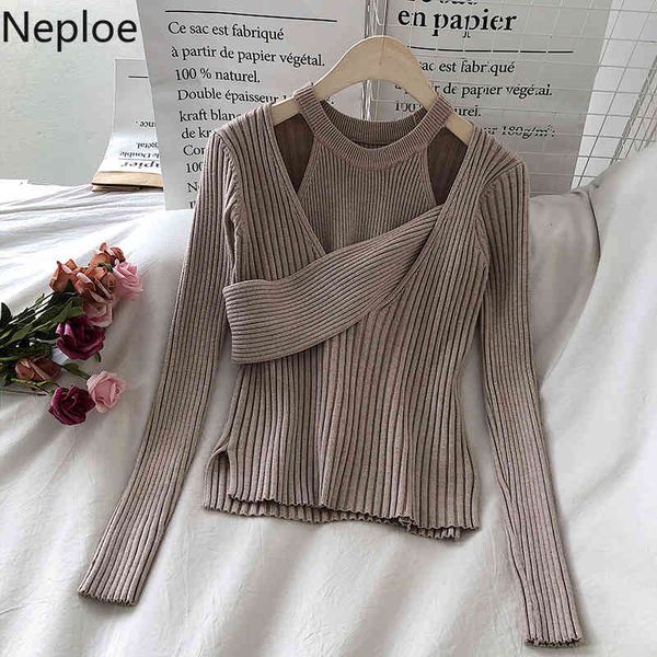neploe moda woman sweaters fashion knitted pullovers cropped vest v-neck slim fit jumper korean knitwear pull femme 4g529 210422, White;black
neploe moda woman sweaters fashion knitted pullovers cropped vest v-neck slim fit jumper korean knitwear pull femme 4g529 210422, White;black