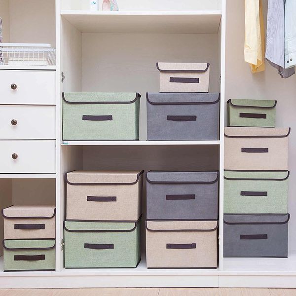 storage bags washable cotton linen box with lid clothes socks toy sundries organizer cosmetics basket
storage bags washable cotton linen box with lid clothes socks toy sundries organizer cosmetics basket