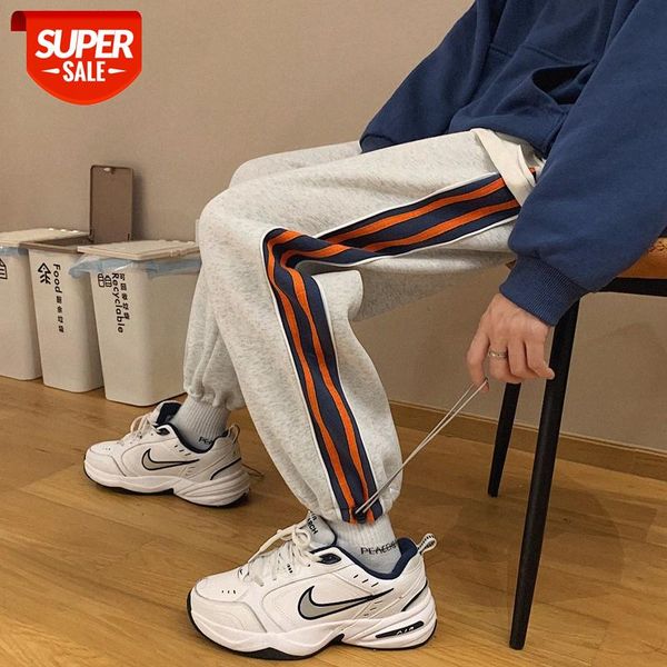 yemi fashion | men's trousers with striped loose feet hong kong style student casual sports pants #ft5g, Black
yemi fashion | men's trousers with striped loose feet hong kong style student casual sports pants #ft5g, Black