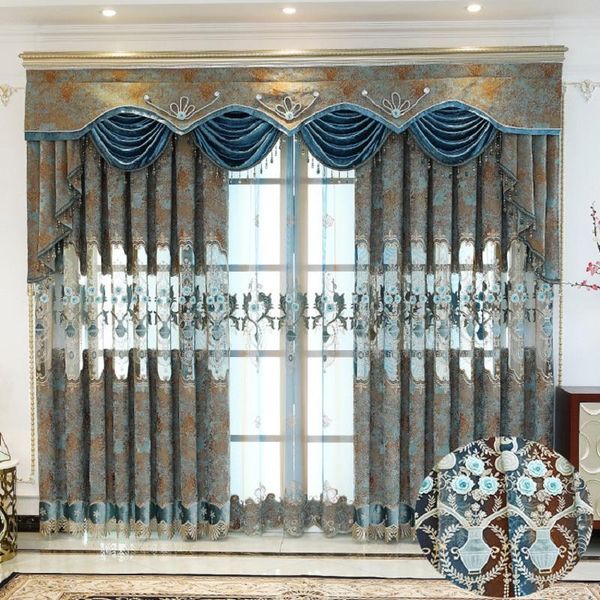 curtain & drapes curtains for living room valance bedroom european chenille jacquard high-grade embroidered balcony french window
curtain & drapes curtains for living room valance bedroom european chenille jacquard high-grade embroidered balcony french window