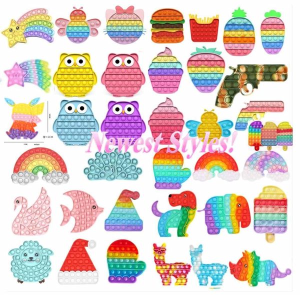 tiktok rainbow push bubble it fidget sensory toy pendents stress reliever anxiety relief toys for kids birthday party gifts fluorescence
tiktok rainbow push bubble it fidget sensory toy pendents stress reliever anxiety relief toys for kids birthday party gifts fluorescence