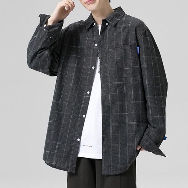 monerffi mens harajuku plaid vintage shirts 2021 man japanese streetwear pockets long sleeve male casual button up shirt men's, White;black
monerffi mens harajuku plaid vintage shirts 2021 man japanese streetwear pockets long sleeve male casual button up shirt men's, White;black