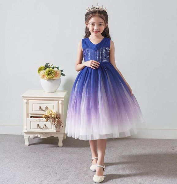 girl's dresses summer girls europe and the united states wedding flower girl dress color gradient sequins high-end children's long, Red;yellow
girl's dresses summer girls europe and the united states wedding flower girl dress color gradient sequins high-end children's long, Red;yellow