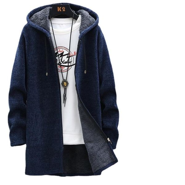 men's wool & blends autumn and winter 2021 lamb coat long fashion with zipper keep warm casual style overcoat for men cardigans jaqueta, Black
men's wool & blends autumn and winter 2021 lamb coat long fashion with zipper keep warm casual style overcoat for men cardigans jaqueta, Black